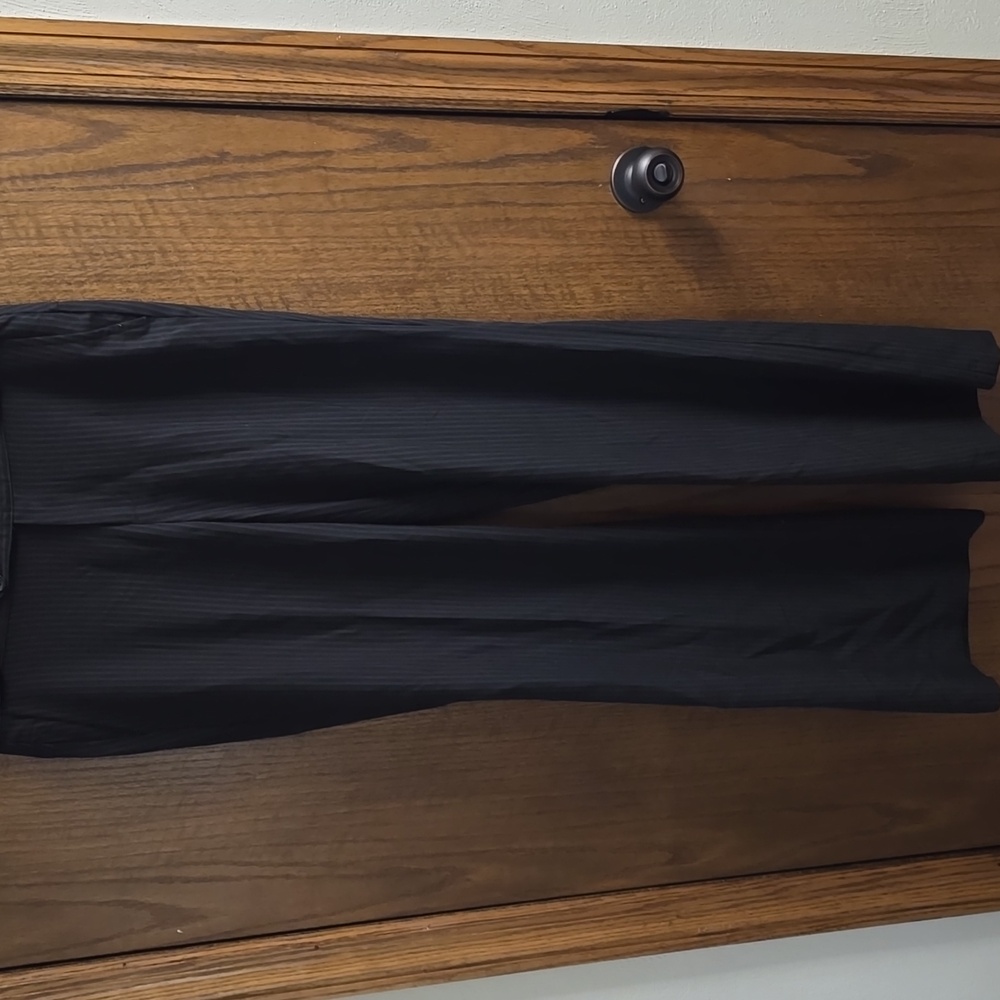 Old Navy Black Striped Pants